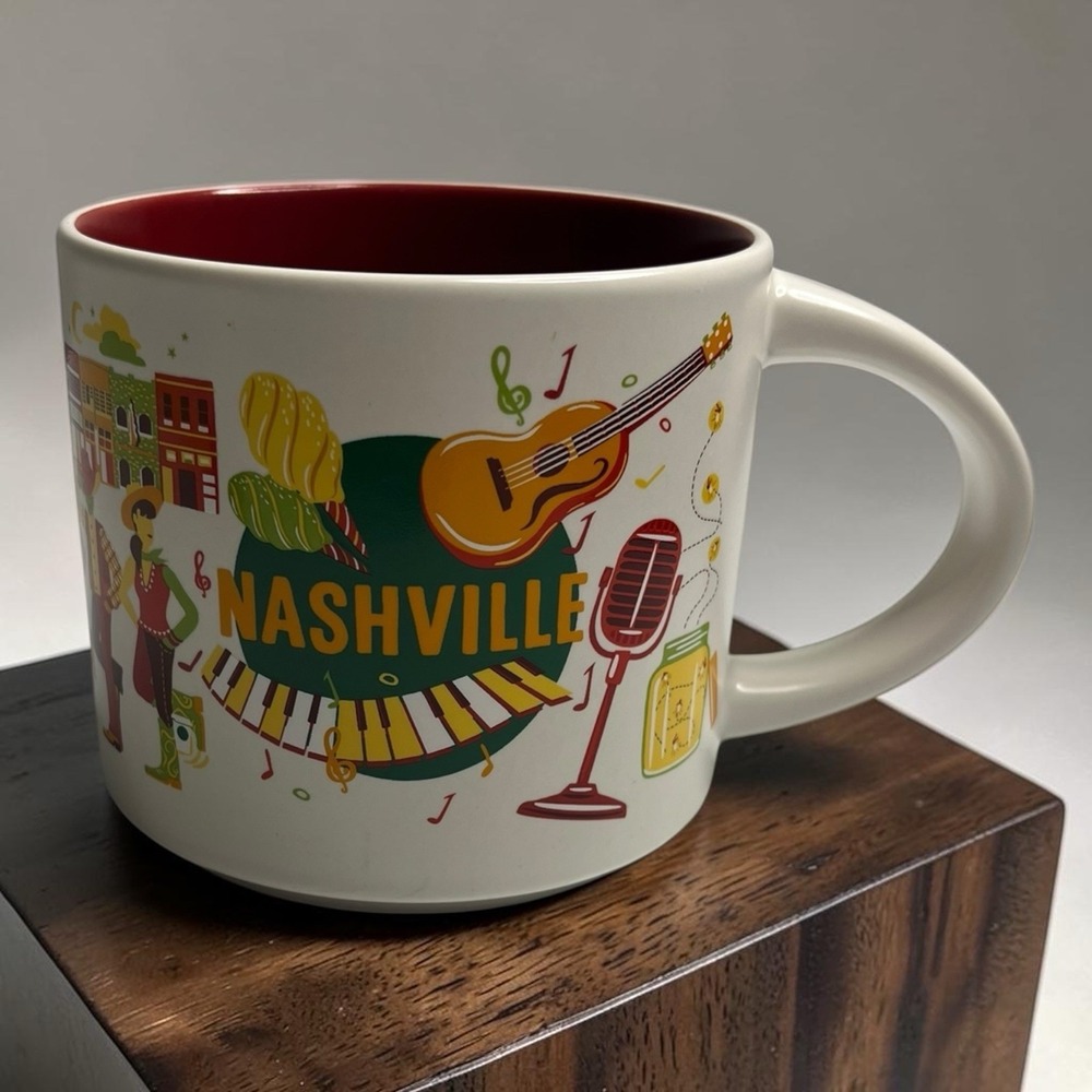 Starbucks Coffee Discovery Series Nashville TN Tea Coffee Cup Mug 14oz